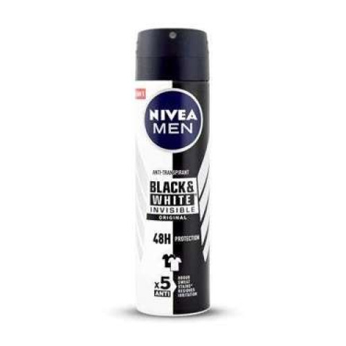 Nivea Black & White dezodorants vīriešiem 150ml | Multum