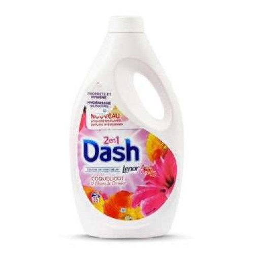 Dash Coquelicot 2in1 Universāls veļas mazgāšanas līdzeklis x35 1.925l | Multum