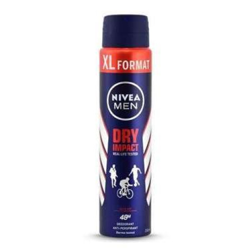 Nivea Dry Impact dezodorants vīriešiem 250ml | Multum