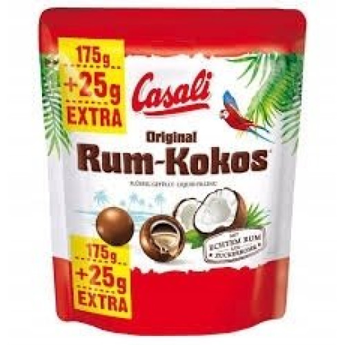 Casali Rum-Kokos šokolādes konfektes ruma-kokosriekstu 200g | Multum