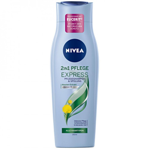Nivea 2in1 Pfelge Express šampūns ar pieneņu ekstraktu 250ml | Multum