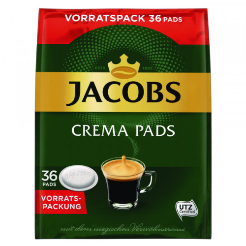 Jacobs Crema kafijas spilventiņi  x36 237g | Multum