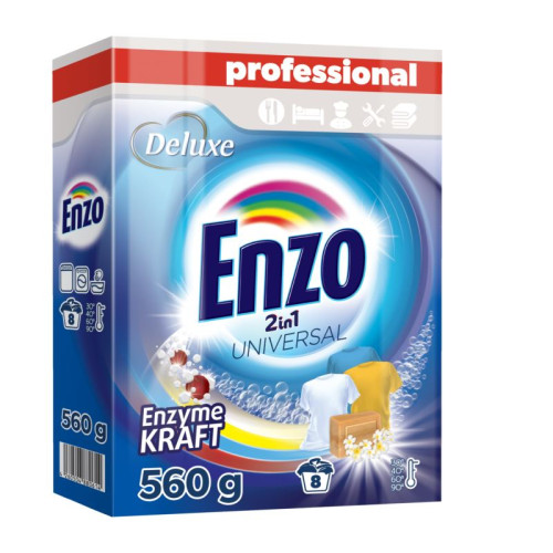 Enzo Professional Universal pulveris veļai x8 560g | Multum