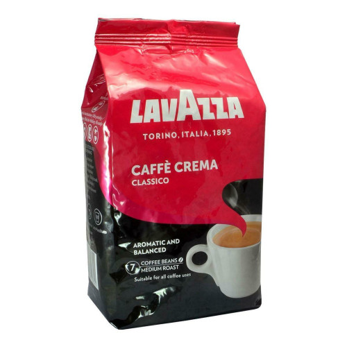 Lavazza CAFE CREMA Classico kafijas pupiņas 1kg | Multum