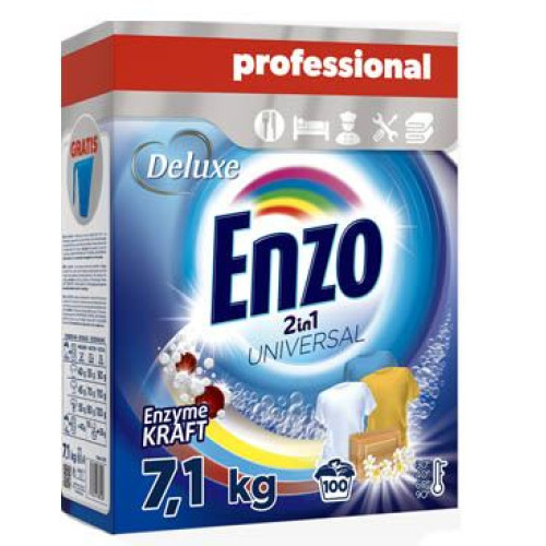 Enzo Universal Professional 2in1 veļas pulveris x100 7.1kg | Multum