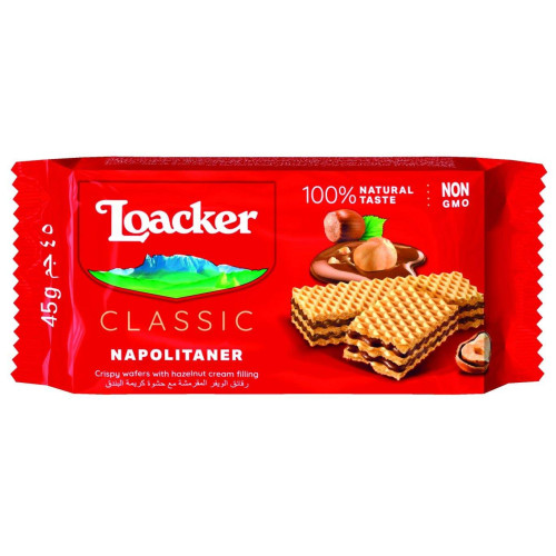 Vafeles Loacker Classic Napolitaner 45g | Multum