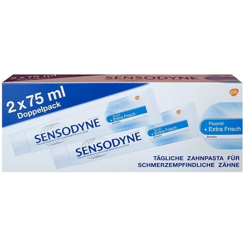 Sensodyne Extra Frisch ZOBU PASTAS  2x75ml | Multum