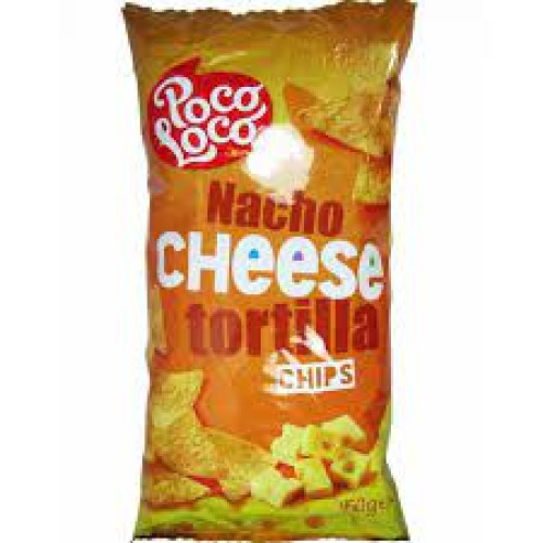 Poco Loco Tortilla Nacho Cheese siera čipsi 450gr | Multum