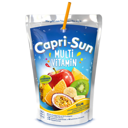 Capri-Sun Multivitamin sula ar salmiņu 200ml | Multum
