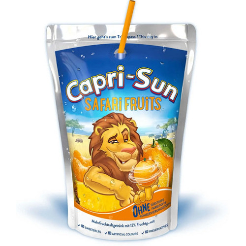 Capri Sun Safari Fruits Drink  sula 200ml | Multum