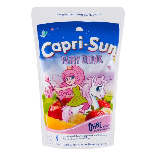Capri Sun Fairy Drink sula ar salmiņu 200ml | Multum
