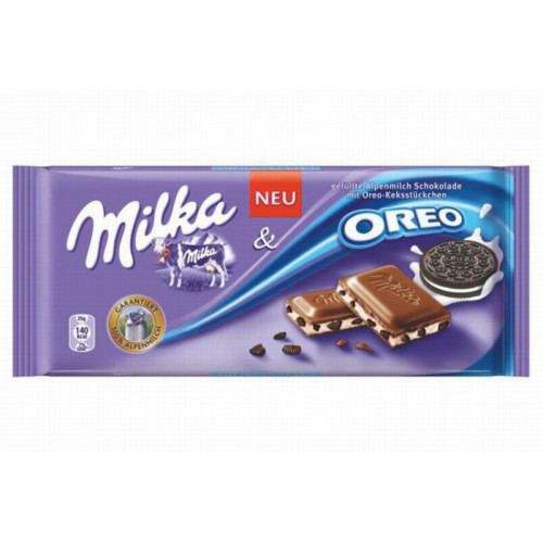 Šokolāde - MILKA WITH OREO COOKIES 100g | Multum