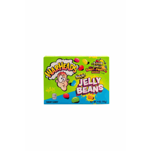 WarHeads Jelly Beans želejas konfektes 113g | Multum