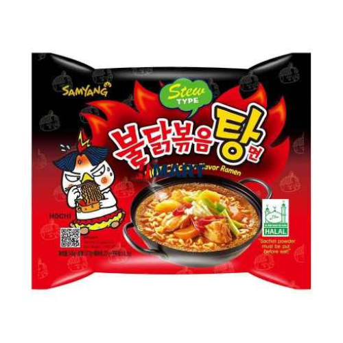 Ātri pagatavojamās nūdeles SAM YANG (HOT CHICKEN STEW) 145g | Multum