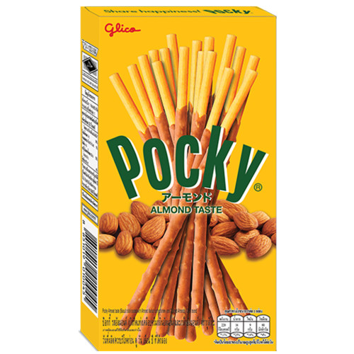 POCKY (ALMOND) salmiņi ar mandeļu krēmu 43.5g | Multum