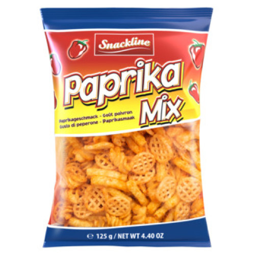 Snackline Paprika mix kartupeļu čipsi ar paprikas garšu 125g | Multum