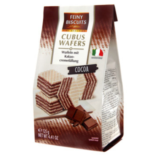 Feiny Biscuits Cubus Kakao vafeles 125g | Multum