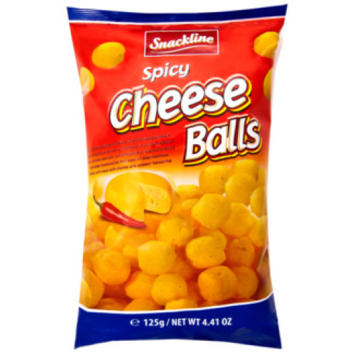 Snackline Pikantās siera bumbiņas 125g | Multum