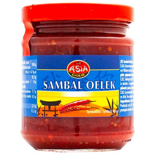 Asia Gold  Sambal Oelek čili pasta 200g | Multum