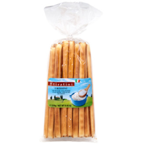 Stiratini Grissini maizes standziņas ar jūras sāli  250g | Multum