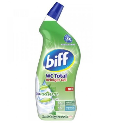 Biff Pronature tualetes poda tīrīšanas līdzeklis ar piparmētras aromātu 750ml | Multum