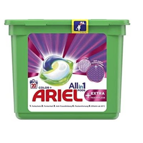 Ariel Color Allin1 kapsulas krāsainai veļai x20 504g | Multum