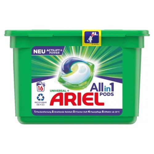 Ariel Universal Allin1 kapsulas veļas mazgāšanai x16 436.8g | Multum