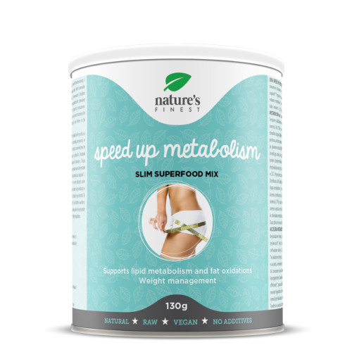 Nature's finest BIO SPEED UP METABOLISM supermix. BIO augu mix, metabolisma un vielmaiņas veicināšanai. 130g | Multum