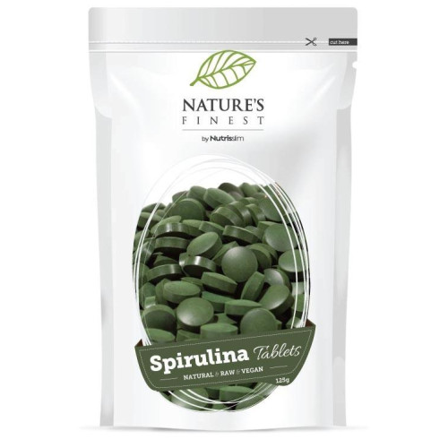 Nature's finest Spirulina Tablets. Spirulīna tabletes 125g | Multum