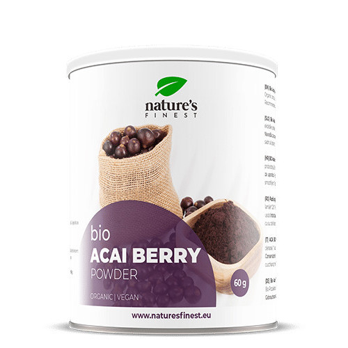 Nature's finest BIO Acai powder. BIO acai ogu pulveris 60g | Multum