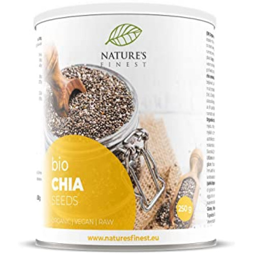 Nature's finest BIO Chia seeds, black. BIO melnās čia sēklas 250g | Multum