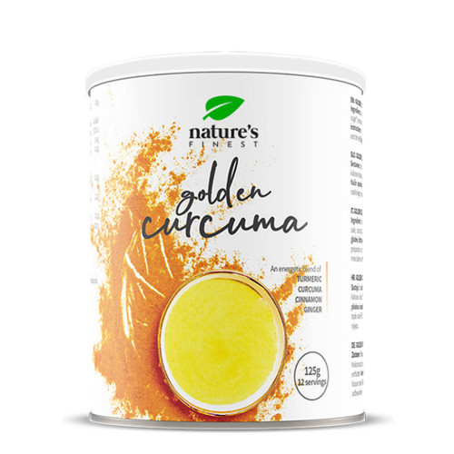 NATURE'S FINEST Golden Curcuma Latte pulveris 125g | Multum