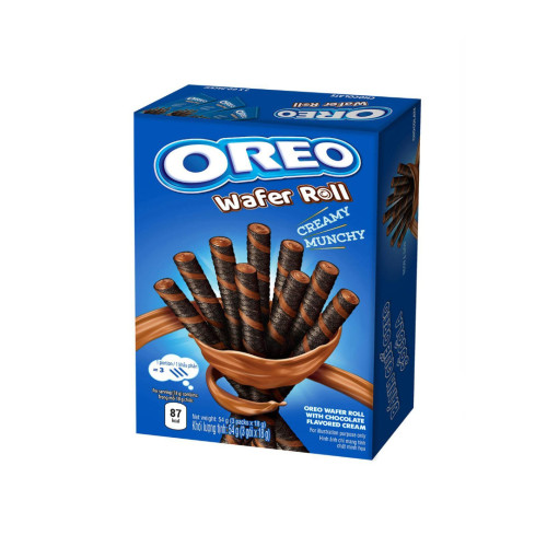 Oreo vafeļu rullīši ar šokolādes krēmu 54g | Multum