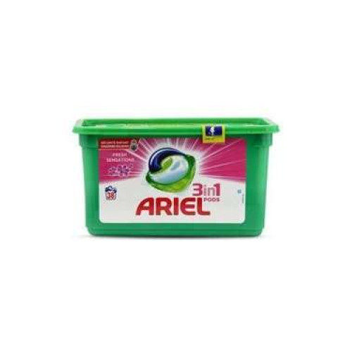 Ariel Fresh Sensations 3in1 universālas kapsulas veļas mazgāšanai x38 1026g | Multum