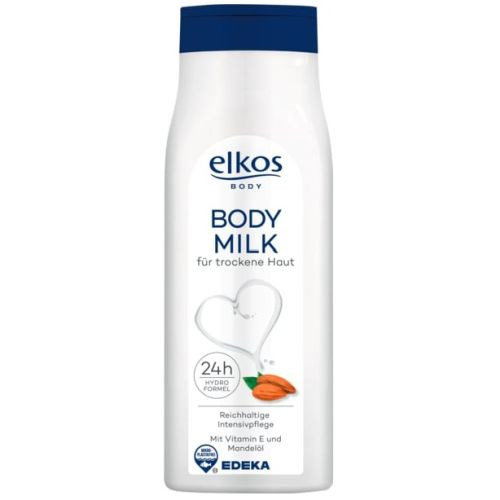 Elkos Body Milk Mandelol ķermeņa piens sausai ādai ar mandeļu eļļu 500ml | Multum