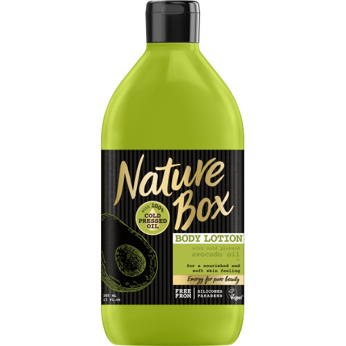Nature box Avocado ķermeņa losjons 385ml | Multum