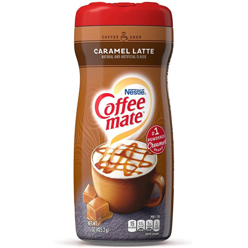 Coffee Mate Pwdr Caramel Latte kafijas pulveris ar karameles garšu 425g | Multum