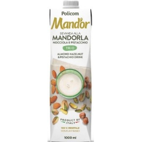 Mand'or pistāciju, lazdu riekstu un mandeļu piens 1000ml | Multum