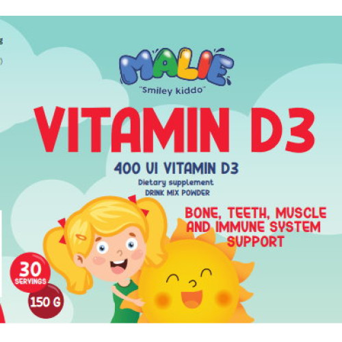 Nature's finest MALIE D3 vitamīna dzēriens bērniem 150g | Multum