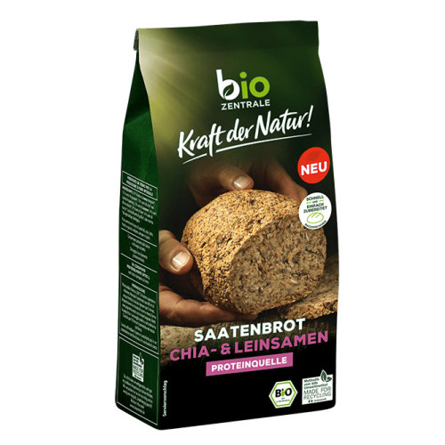 BioZentrale BIO vegānais maizes miltu maisījums ar čia un linsēklām 500g | Multum