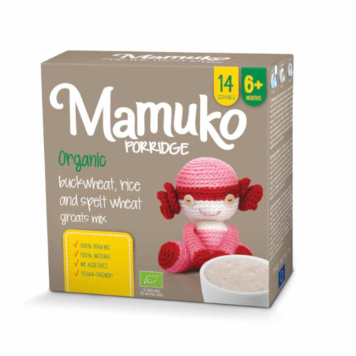 Mamuko Bio griķu, rīsu, speltas kviešu putra 240g | Multum