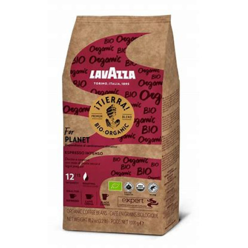 Lavazza Expert Tierra Bio-Organic Intenso kafijas pupiņas 1kg | Multum