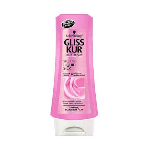 Gliss Kur Liquid Silk kondicionieris zīdainiem matiem 200ml | Multum