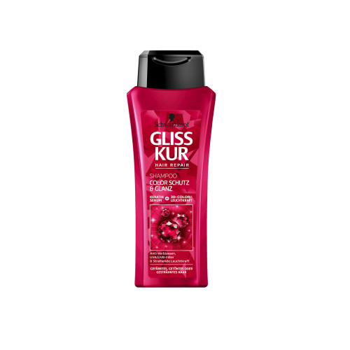 Gliss Kur Color Schutz & Glanz šampūns krāsotiem matiem 250ml | Multum
