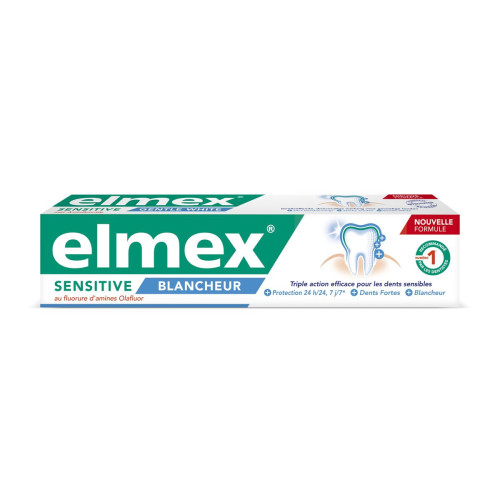 Elmex Sensitive Blancheur baltinoša zobu pasta 75ml | Multum