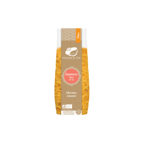 Nature&Cie bezglutēna BIO kukurūzas un rīsu pasta Casarecce, 250g | Multum
