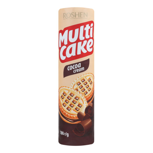 ROSHEN Multicake cepumi ar kakao pildījumu 180g | Multum