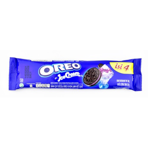 OREO ICE CREAM BLUEBERRY cepumi ar melleņu un saldējuma pildījumu 27.6g | Multum