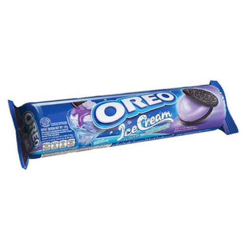 OREO ICE CREAM BLUEBERRY cepumi ar melleņu un saldējuma pildījumu 137g | Multum