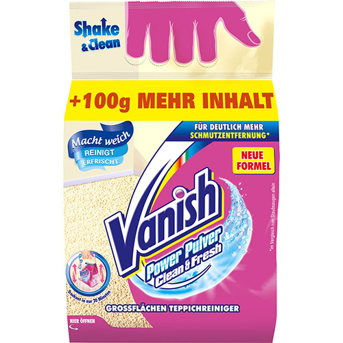 Vanish Gold Teppichpflege pulveris paklāju tīrīšanai 750g | Multum